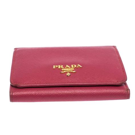 pink prada wallet price|prada saffiano long wallet.